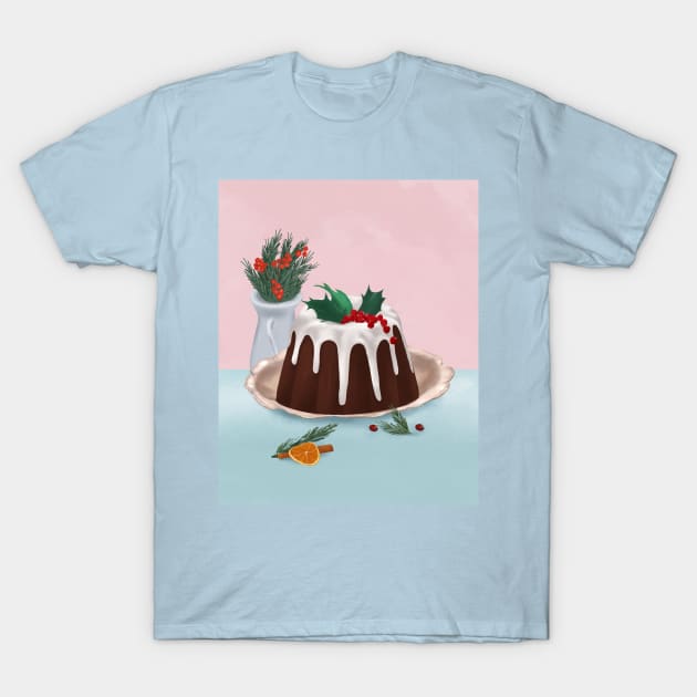 Xmas Bundt Cake T-Shirt by Petras